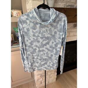 Free Fly Women's Clearwater Camo Bamboo Lightweight Hoody Size S